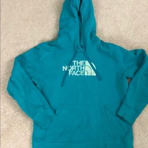 The North Face teal Hoodie